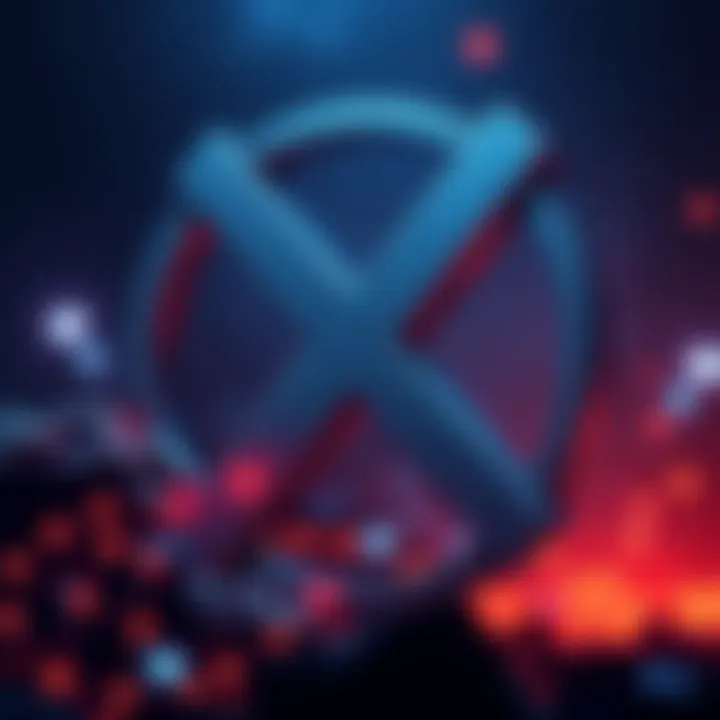 A graphic showing a large percentage symbol with a broken chain link, representing limited ownership of $XRP among people