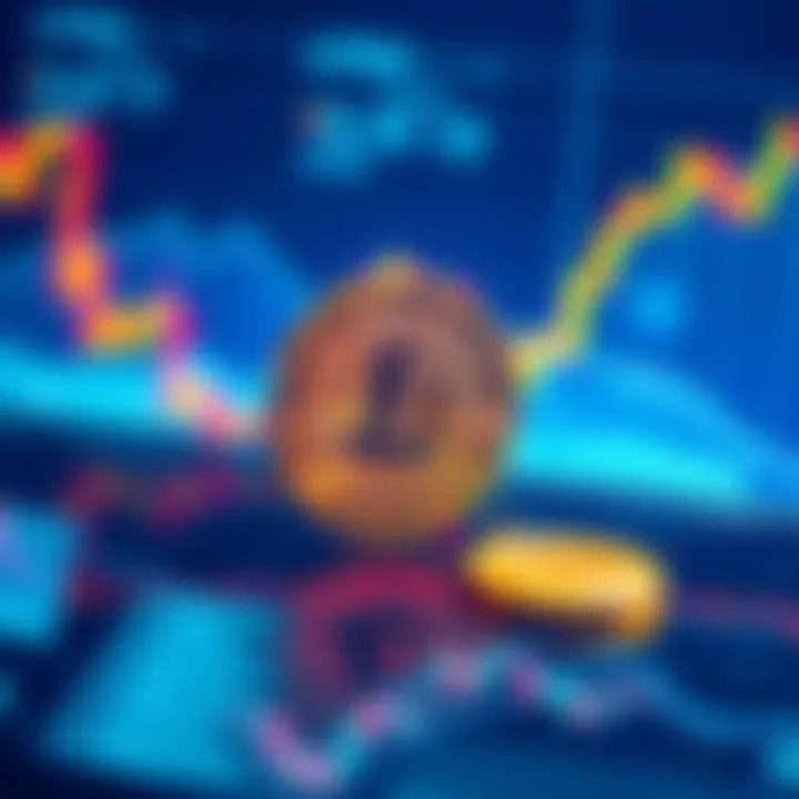 A graphic showing Litecoin's positive trend while other cryptocurrencies show losses in a downward market, with Litecoin logo highlighted.