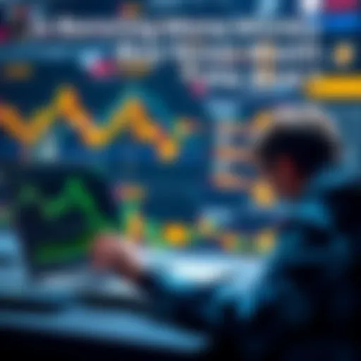 A person looking at their laptop with cryptocurrency charts and a calculator, weighing the decision to borrow money for investing in Bitcoin.