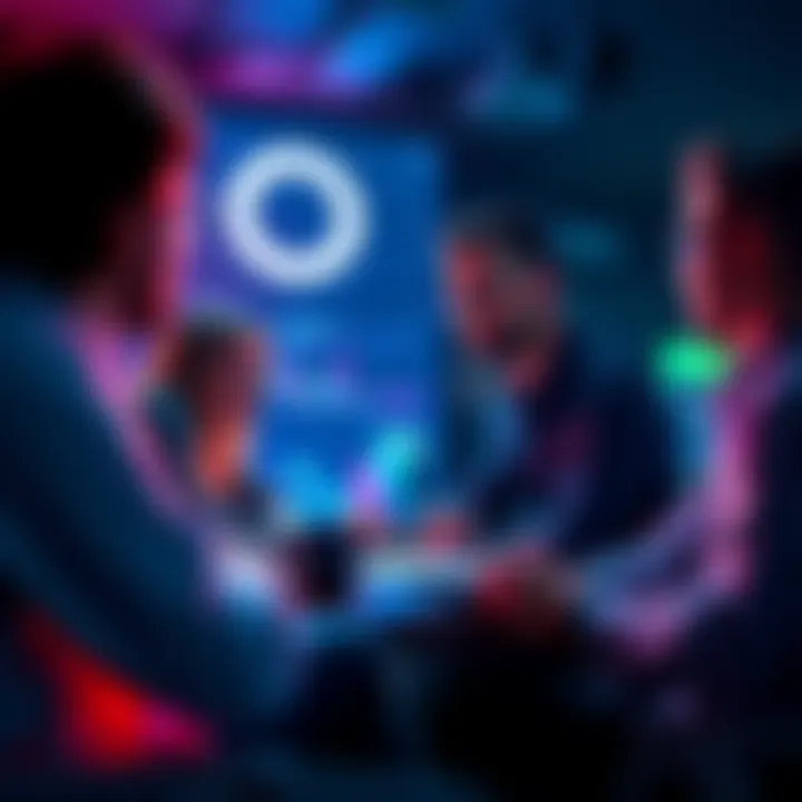 Members of the Loopring team engaged in a meeting discussing project updates and community feedback.