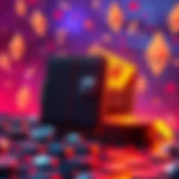 Visual representation of a digital wallet losing money due to a bot exploit, with Ethereum symbols in the background.