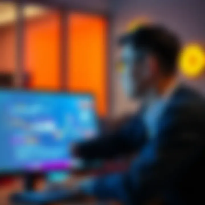 Lost Token Recovery A person looking frustrated while viewing a digital wallet on a computer screen, symbolizing the loss of tokens sent to a smart contract address.