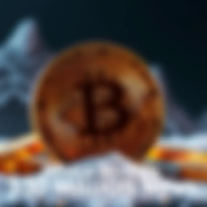 A large dollar sign overlaying a Bitcoin symbol, representing the $30 million investment in cryptocurrency.