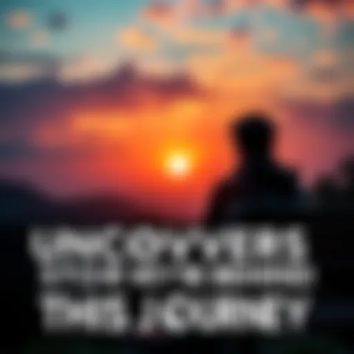 A thoughtful man sits on a bench, looking at the sunset, symbolizing his life's journey and experiences