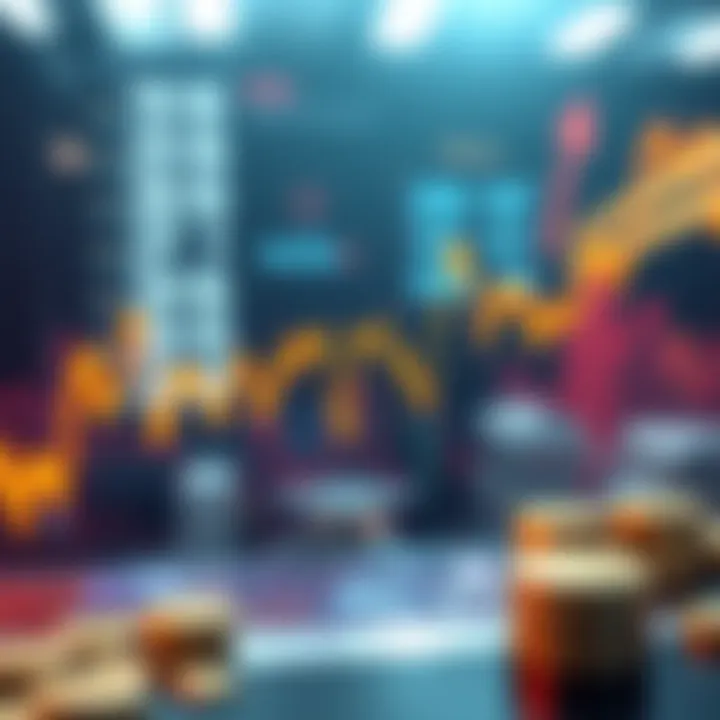 Graph showing significant drops in cryptocurrency, stocks, and precious metals prices, resembling a market crash.