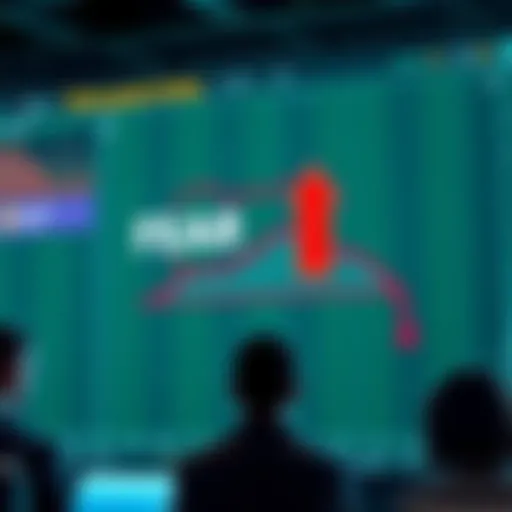 A graphic showing the Fear & Greed Index at a low level, highlighting market uncertainty with downward arrows and worried investors.