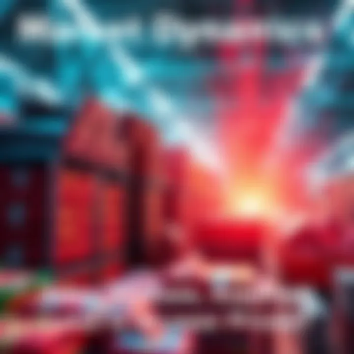 A visual representation of supply and pricing dynamics, highlighting the intricate relationship between market forces.