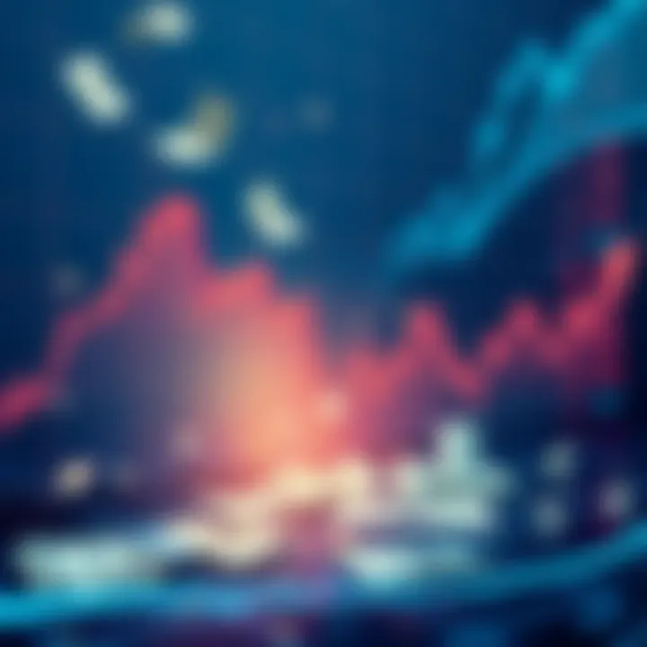 Market Liquidation Impact Illustration showing a graph with a downward trend and visuals of money disappearing, symbolizing significant market liquidation.