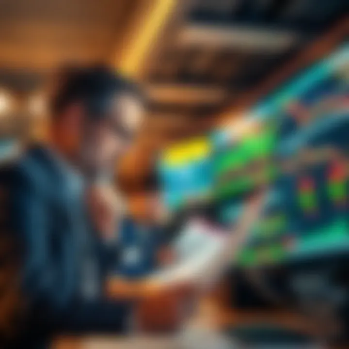 Traders analyzing stock market charts with mixed expressions, reflecting uncertainty and hope amid market volatility.