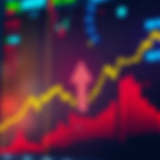 A chart showing Solana's price trend with a downward arrow, symbolizing the recommendation to sell holdings.