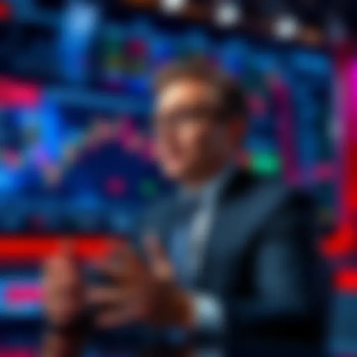 Matthew Fisher speaks on CNN about Katana's liquidity strategies with charts in the background.