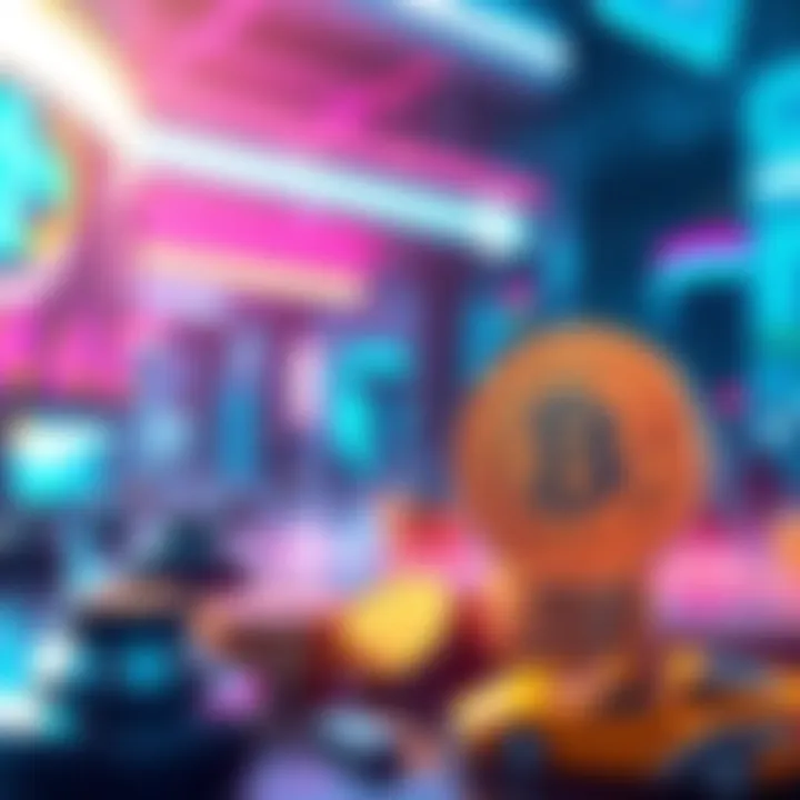 Memecoin Market Competition A visual representation of memecoins competing in a digital market landscape