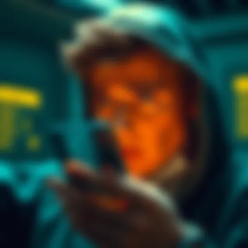 A person looking worried while checking their Metamask account after a swap, showing a significant loss of funds.