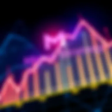 Microstrategy logo with a downward trend graph to illustrate market cap decline after BTC sale