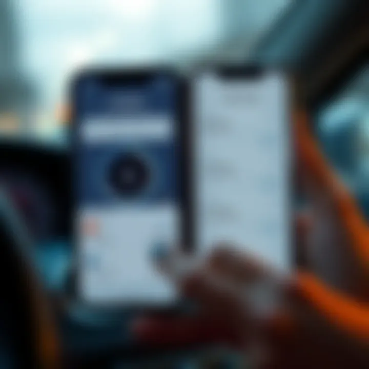 A side-by-side view of Brewgig Auto Mileage Tracker and Everlance apps on a smartphone screen, showcasing key features and usability.