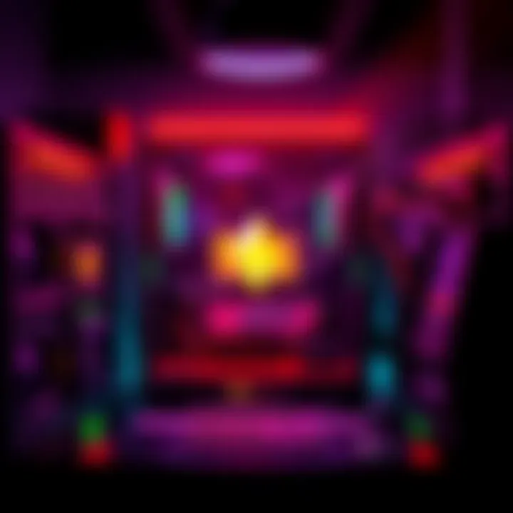 A computer mining rig designed for Monero with various hardware components and a display showing mining statistics.