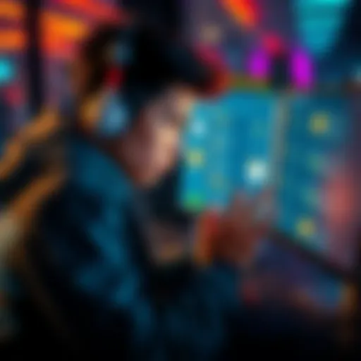 A young person looking at a computer screen with various wallet options for cryptocurrency, showing frustration over KYC requirements.