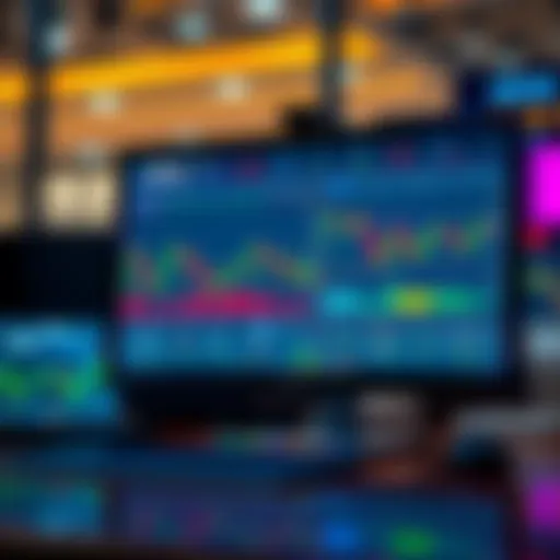 A computer screen displaying a trading platform with stock graphs and user comments about mirror trading programs