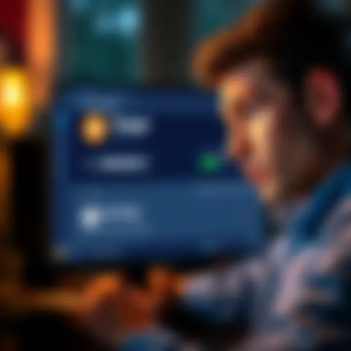 A screenshot showing a Trezor wallet with no funds after a Bitcoin transfer, despite showing confirmations on the transaction. A concerned person is looking at the screen with confusion.