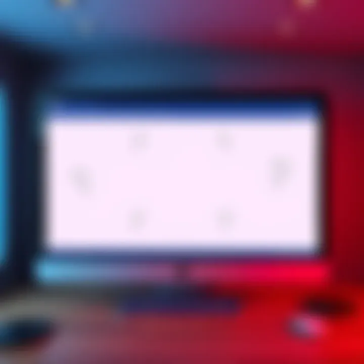 A screenshot showing a blank screen where the ladder, games, and surveys used to be, with question marks around it to indicate confusion.