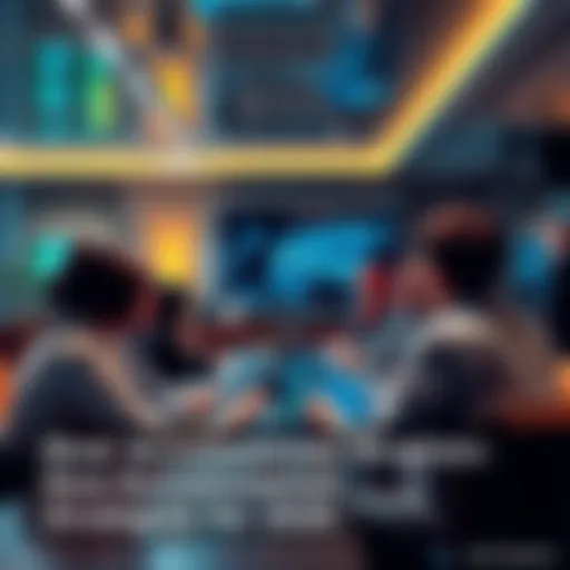 People discussing new accumulation strategies in a meeting room