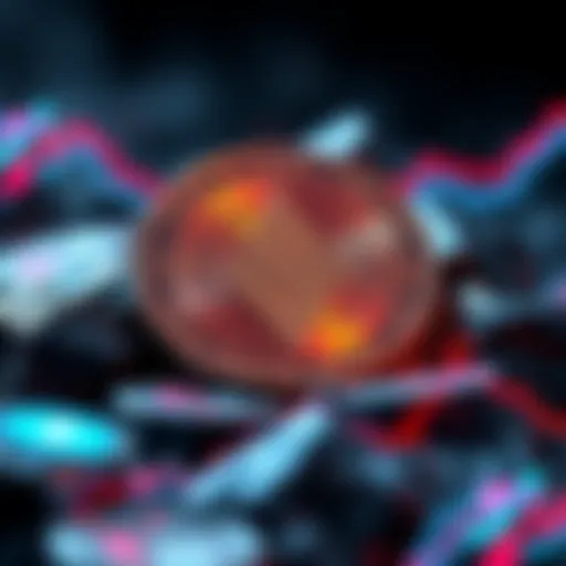 Graphics representing Monero cryptocurrency with new features highlighted