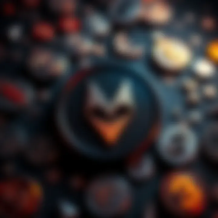 The Monero logo surrounded by various currency symbols representing its use as a peer-to-peer currency and store of value.