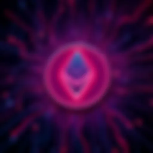 Monero logo shining against a dark web-themed background representing cryptocurrency's rise in underground communities