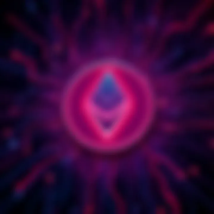 Monero logo shining against a dark web-themed background representing cryptocurrency's rise in underground communities