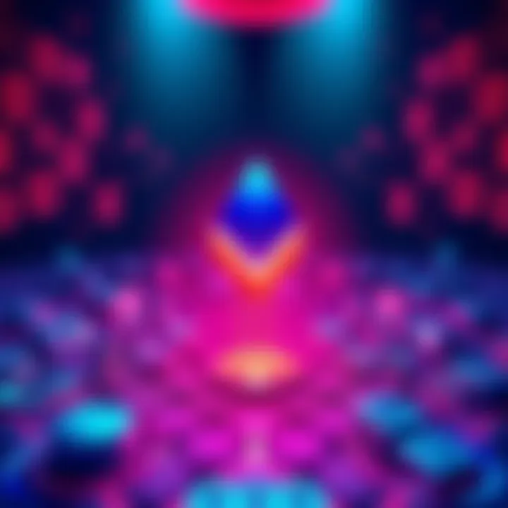 Illustration showing Monero logo with blockchain symbols and privacy icons representing enhanced transaction privacy features.