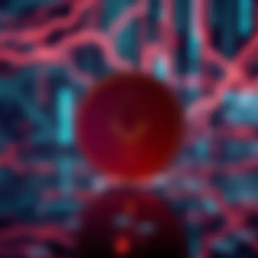 Monero logo displayed on a digital background representing cryptocurrency privacy