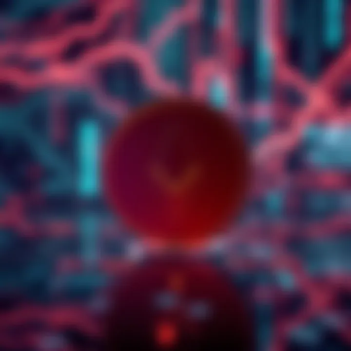 Monero logo displayed on a digital background representing cryptocurrency privacy