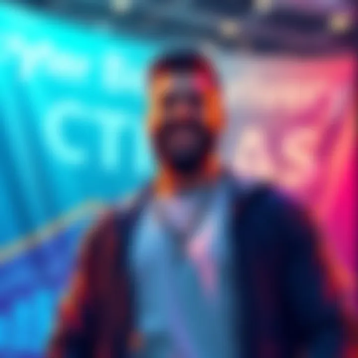 MrBeast files trademark for crypto exchange MrBeast standing in front of a large banner promoting his new cryptocurrency exchange and payment service, smiling confidently