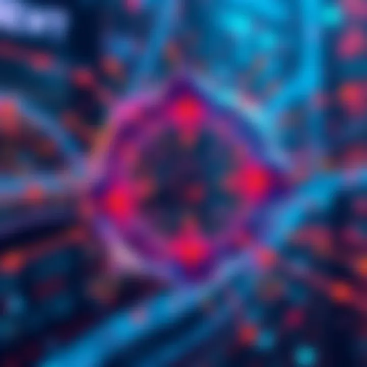 A visualization depicting the complexity and transparency of Nanogpt model providers, emphasizing user privacy with a filtering system.