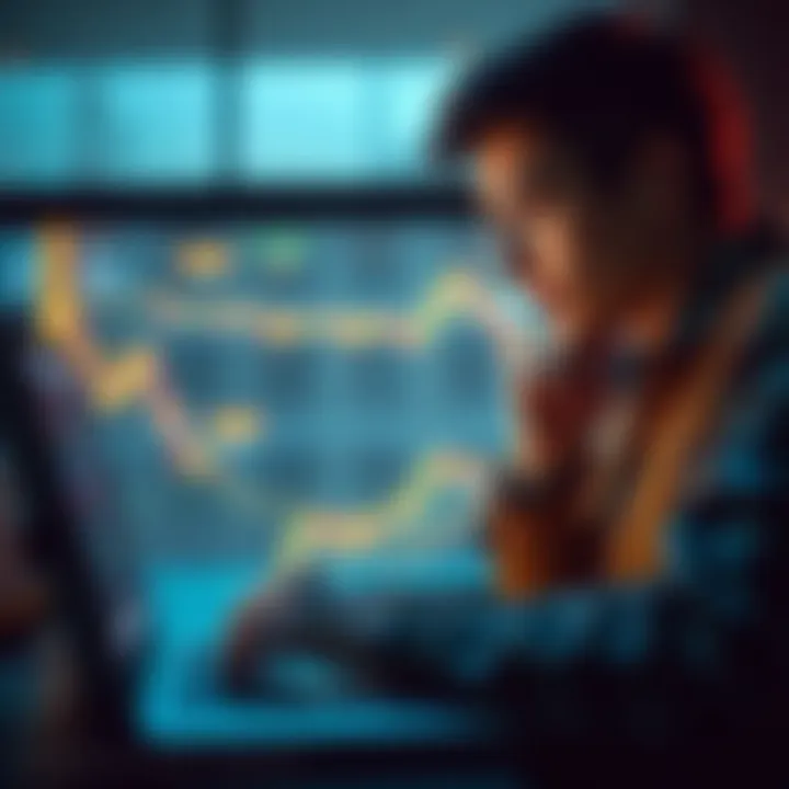 A person contemplating a response to a cryptocurrency inquiry with a laptop in front of them, highlighting the complexities of digital transactions.