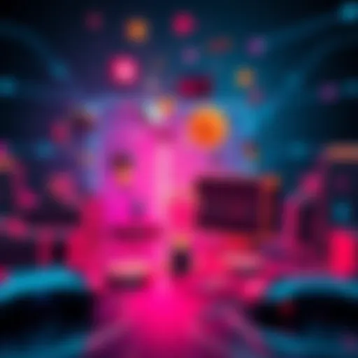 A visual representation of a new use case in technology showcasing its impact on the industry with elements symbolizing innovation and transformation.