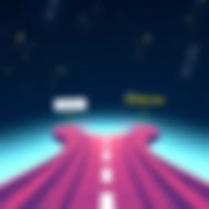 An illustration showing two paths, one labeled 'Owning BTC' and the other 'Holding 56,000 Sats', representing different investment choices for new investors.