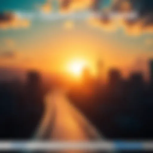 A bright sunrise over a city skyline symbolizing new beginnings and opportunities in 2026.