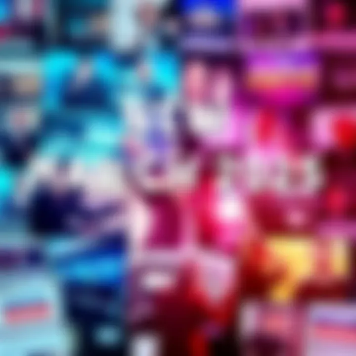 A colorful collage featuring trending news articles and social media reactions for March 2025