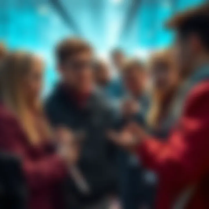 Group of Norwegian students discussing sudden account shutdowns with Revolut abroad