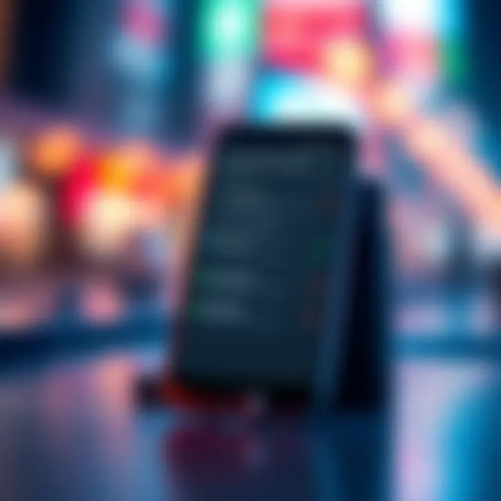 Android Notification History Manager A smartphone displaying the Notification History Manager interface with options to recover deleted messages and manage notifications.