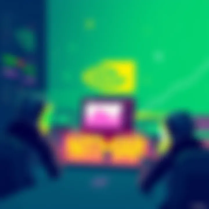 Illustration showing NVIDIA logo and BitMart platform with AI trading agents assisting traders