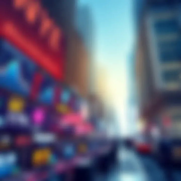 NYSE Blockchain Trading Illustration of a digital stock market showing blockchain technology with 24/7 trading activity.