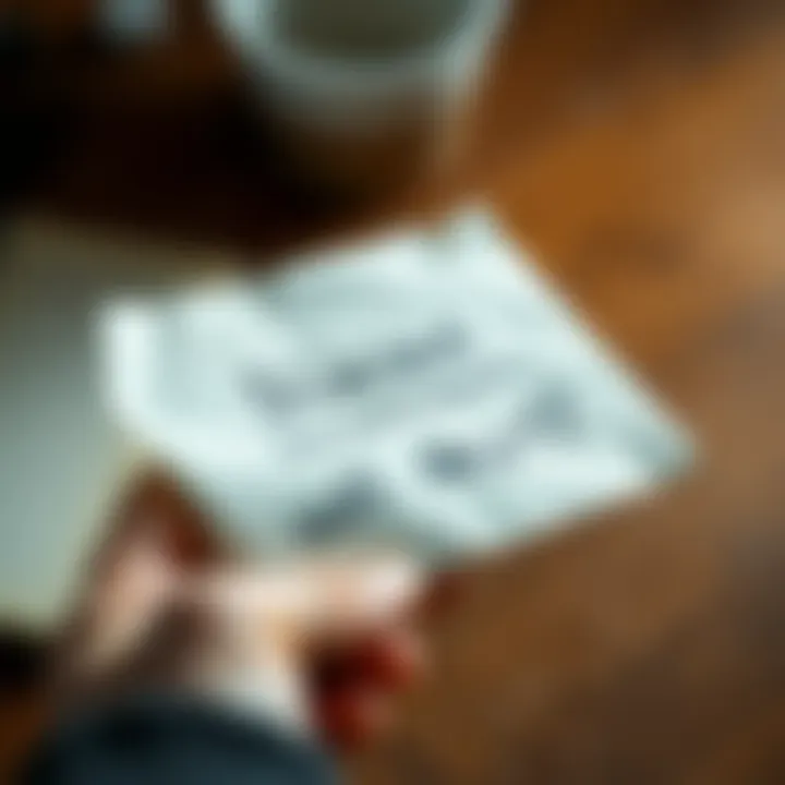 A close-up of a hand holding an old note with a seed phrase written on it, looking uncertain about the next steps.