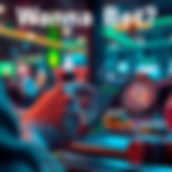 A person placing a bet on a mobile app with casino elements visible in the background.