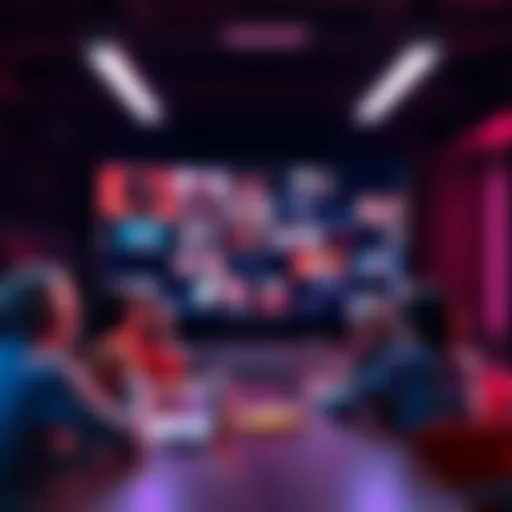 A screenshot of the Open Source Committee meeting with participants discussing collaborative projects and policies