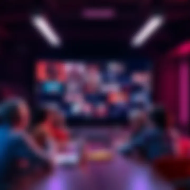 A screenshot of the Open Source Committee meeting with participants discussing collaborative projects and policies