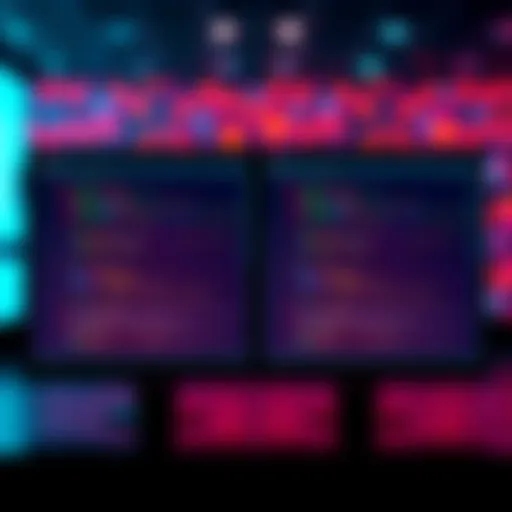 A side-by-side comparison of OpenAI Codex and Anthropic Claude tools for developers, showing two screens with code and features highlights.