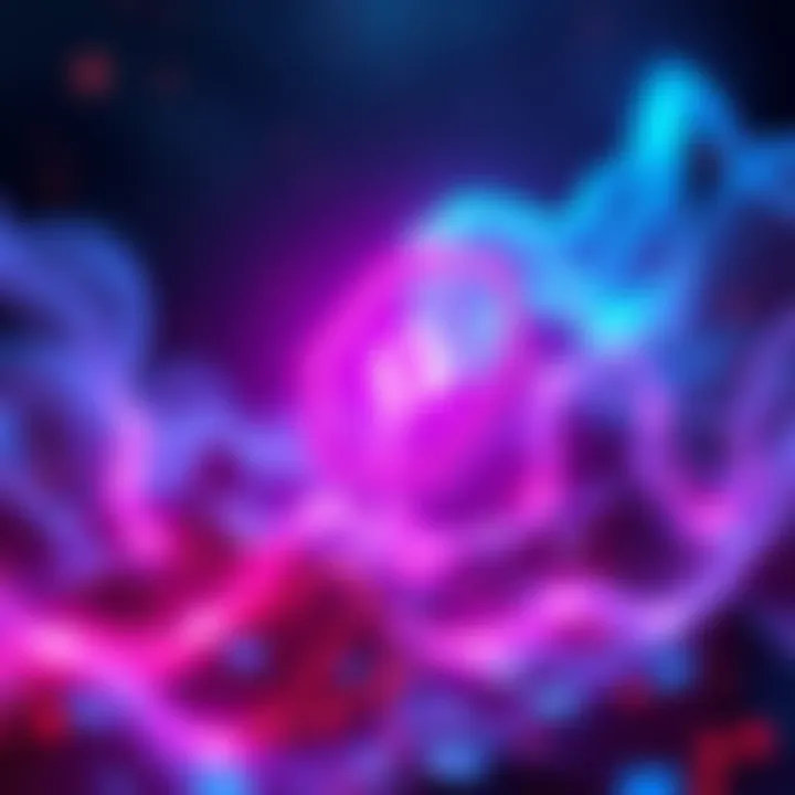 An illustration showing a digital representation of the OSMO blockchain fading, with a ghostly effect around it, symbolizing its potential decline as a ghost chain.