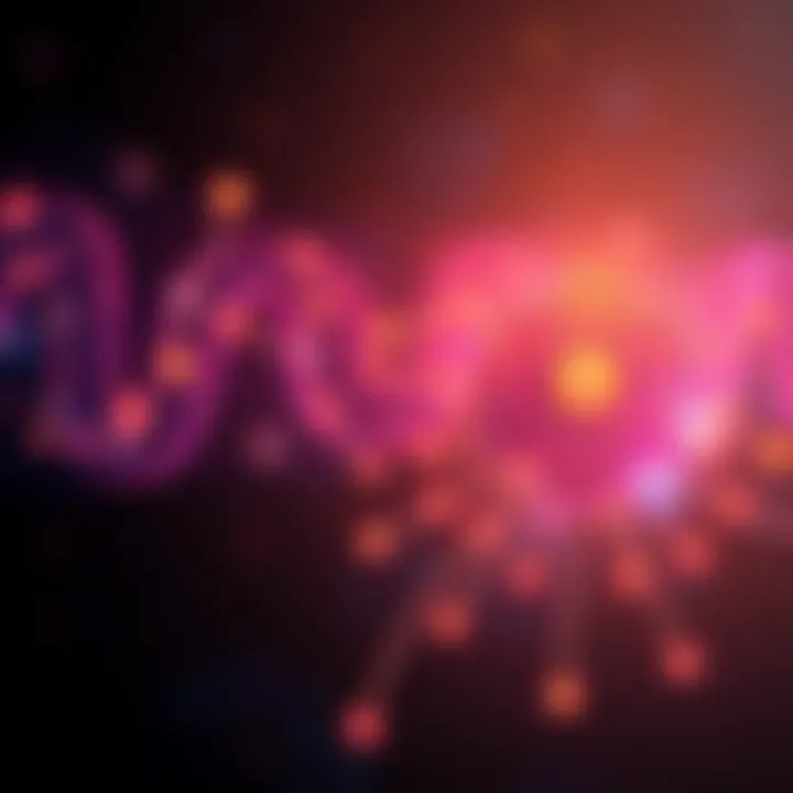 Visual representation of the merger between Osmosis and Cosmos Hub, featuring interconnected blockchain symbols and a unified logo.